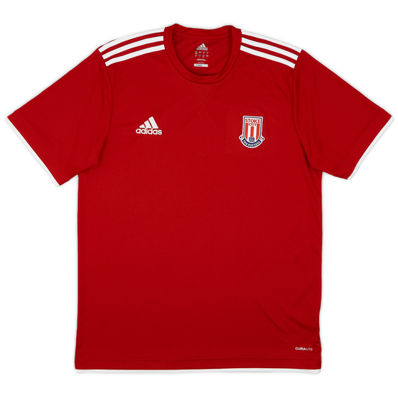 2012-13 Stoke adidas Training Shirt - 9/10 - (L)
