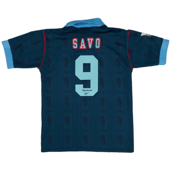 1995-97 Aston Villa Away Shirt Savo #9 - 5/10 - (L.Boys)