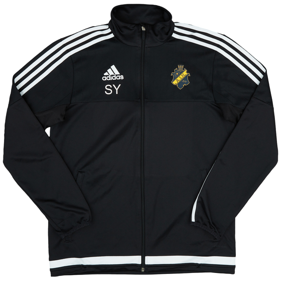 2014 AIK Stockholm Staff Issue adidas Track Jacket - 8/10 - (S)