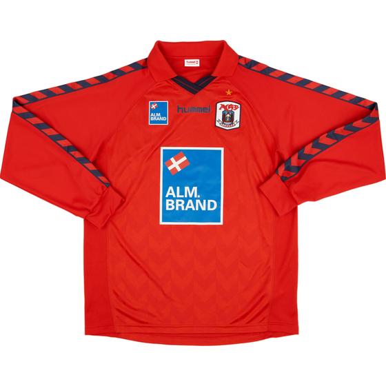 2005-06 AGF Aarhus Away L/S Shirt - 9/10 - (L)