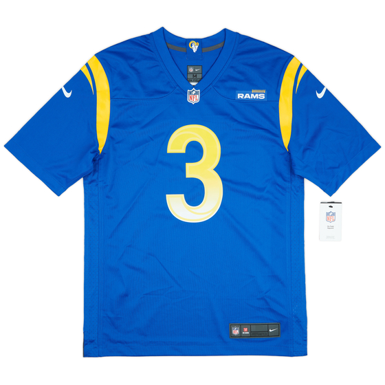 2021 LA Rams Beckham Jr #3 Nike Game Home Jersey (XL)