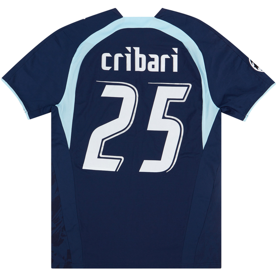 2007-08 Lazio Match Issue Champions League Third Shirt Cribari #25 (v Bremen)