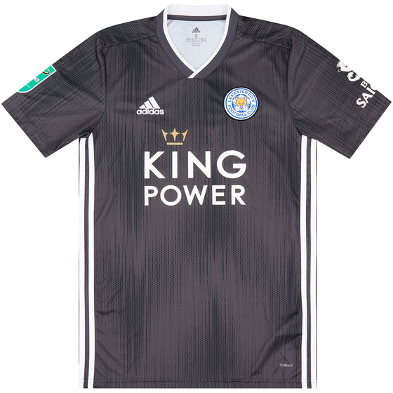 2019-20 Leicester City Match Issue Away Shirt Justin #2 (v Aston Villa)