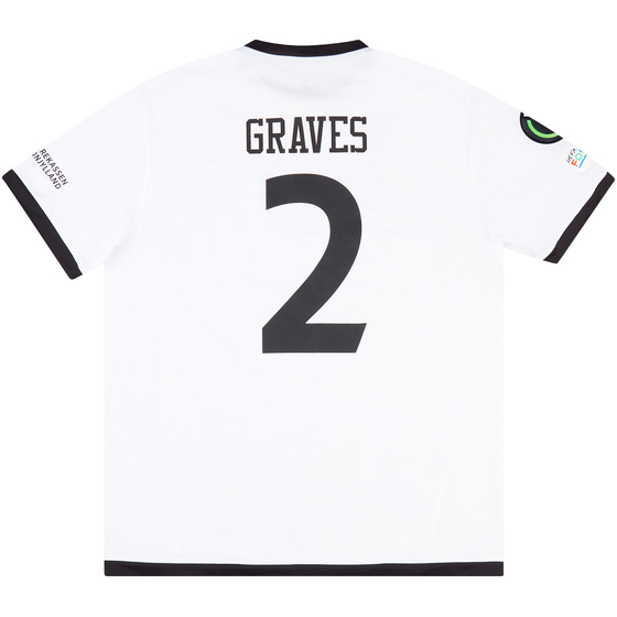 2021-22 Randers FC Match Issue Conference League Away Shirt Graves #2 (v Leicester)