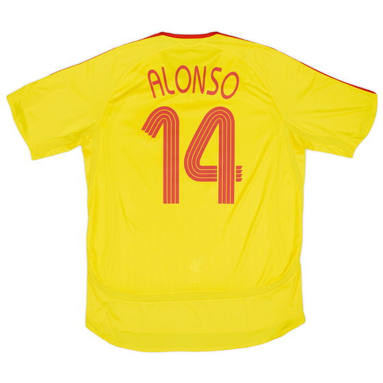 2006-07 Liverpool Away Shirt Alonso #14