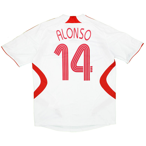 2007-08 Liverpool Away Shirt Alonso #14