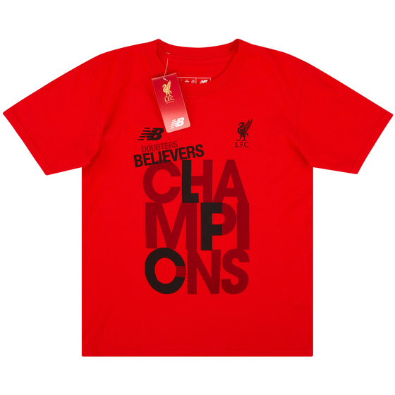 2019-20 Liverpool New Balance 'Champions' Graphic Tee (KIDS)