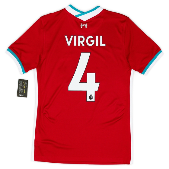 2020-21 Liverpool Home Shirt Virgil #4