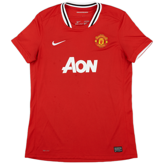 2011-12 Manchester United Home Shirt - 7/10 - (Women's L)