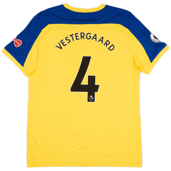 2018-19 Southampton Away Shirt Vestegaard #4 - 9/10 - (XL)