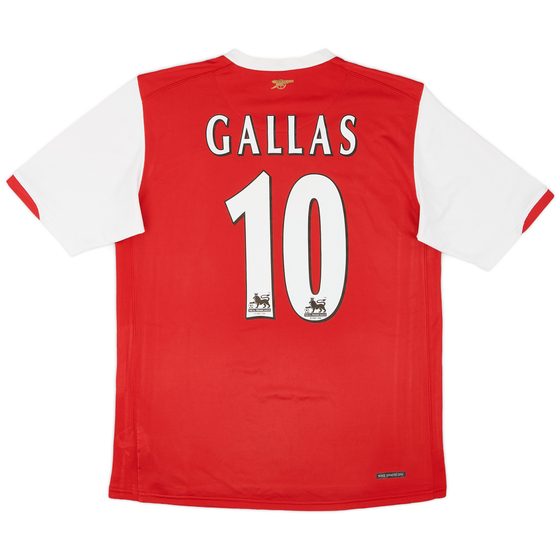 2006-08 Arsenal Home Shirt Gallas #10 - 6/10 - (XL.Boys)