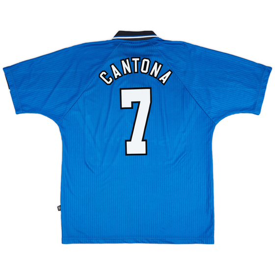 1996-98 Manchester United Third Shirt Cantona #7 - 8/10 - (XL)