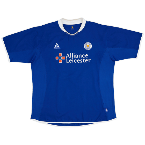 2003-04 Leicester Home Shirt #6 - 8/10 - (XXL)