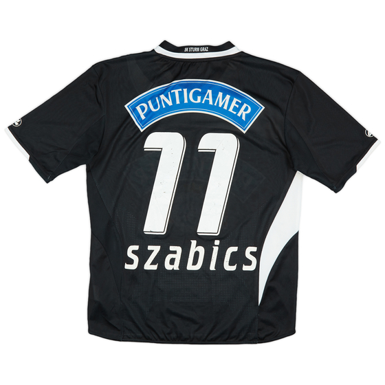 2010-11 Sturm Graz Home Shirt Szabics #11 - 7/10 - (S)