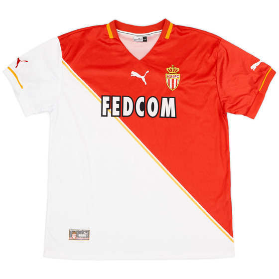 2001-02 Monaco Home Shirt - 9/10 - (XXL)