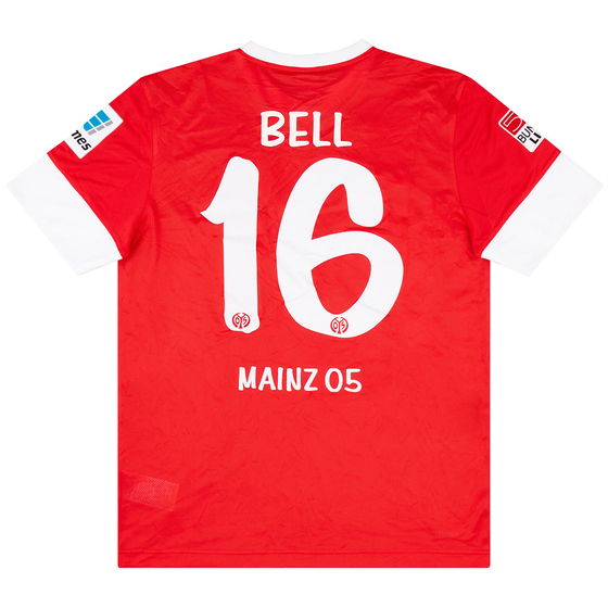2012-13 FSV Mainz Match Issue Home Shirt Bell #16