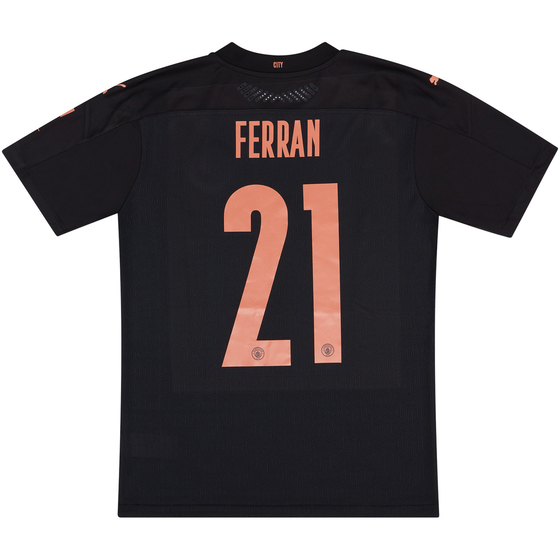 2020-21 Manchester City Match Issue Away Shirt Ferran #21