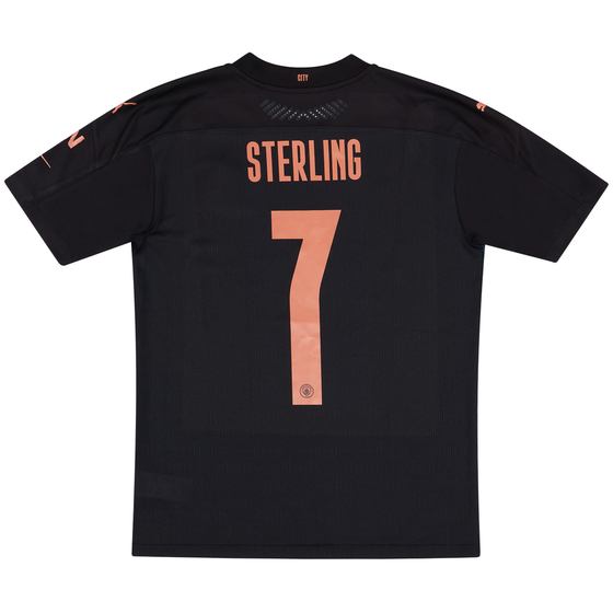 2020-21 Manchester City Match Issue Away Shirt Sterling #7