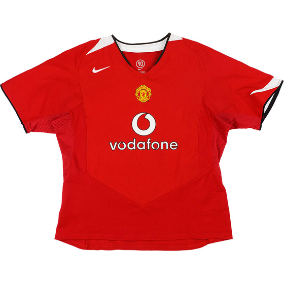 2004-06 Manchester United Home Shirt - 8/10 - Women's (L)