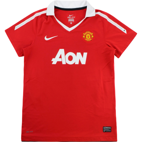 2010-11 Manchester United Home Shirt - 8/10 - Women's (XL)