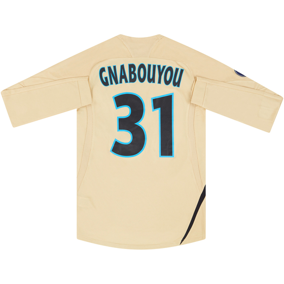 2008-09 Olympique Marseille Match Issue UEFA Cup Shirt Gnabouyou #31 (v Ajax)