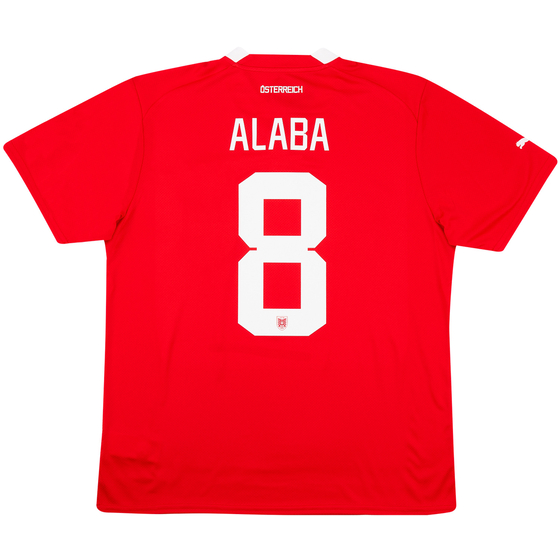2022-23 Austria Home Shirt Alaba #8