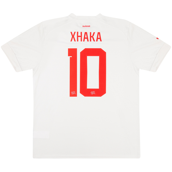 2022-23 Switzerland Away Shirt Xhaka #10