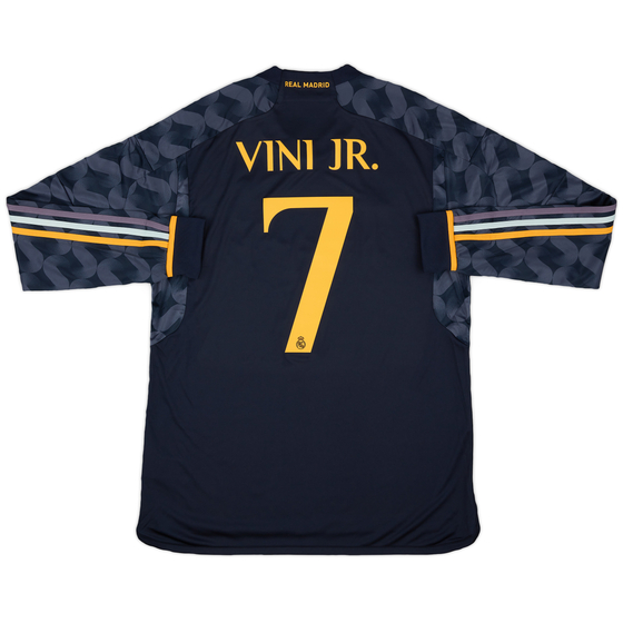 2023-24 Real Madrid Away L/S Shirt Vini Jr. #7
