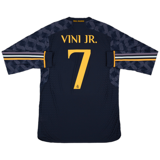 2023-24 Real Madrid Authentic Away L/S Shirt Vini Jr. #7