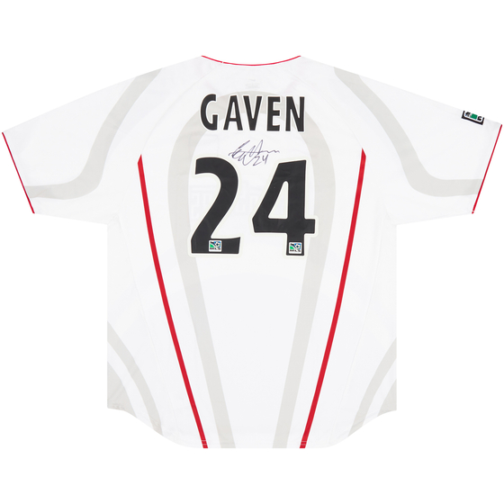 2003 NY/NJ Metrostars Match Issue Signed Away Shirt Gaven #24