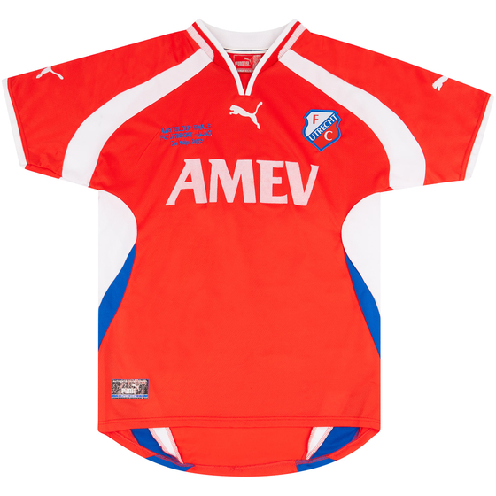 2001-02 Utrecht 'Cup Final' Home Shirt - 6/10 - (XL)