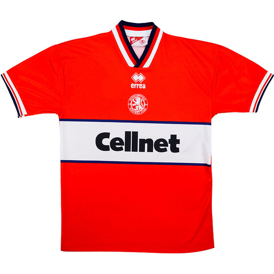 1997-98 Middlesbrough Home Shirt - 8/10 - (S)