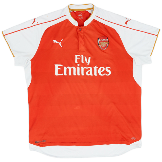 2015-16 Arsenal Home Shirt - 6/10 - (XXL)