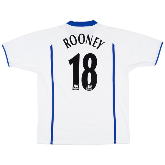 2002-03 Everton Away Shirt Rooney #18 - 8/10 - (L)