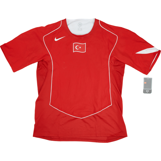 2004-06 Turkey Player Issue Home Shirt (XL)
