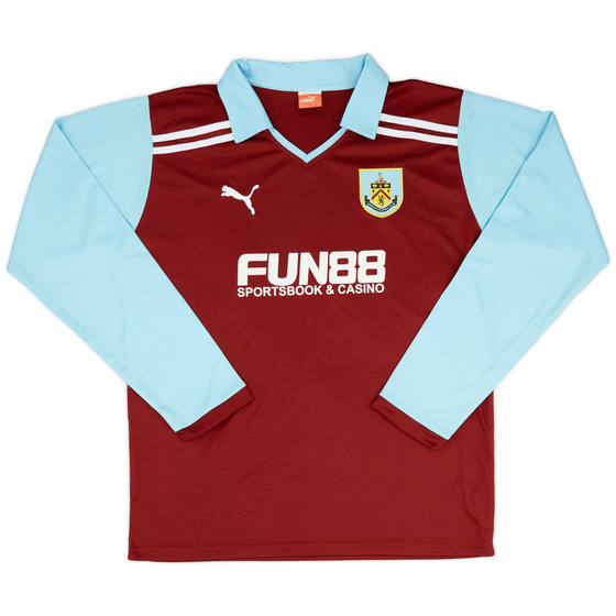 2011-12 Burnley Home L/S Shirt - 9/10 - (XL)