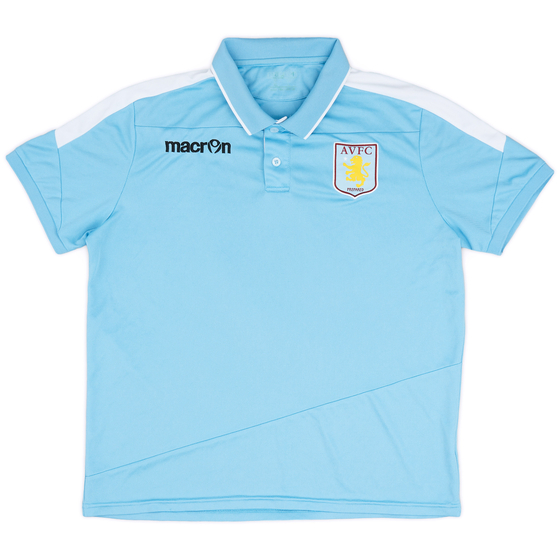 2014-15 Aston Villa Macron Polo Shirt - 8/10 - (L)