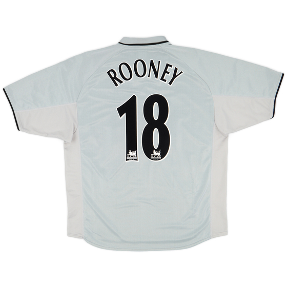 2001-02 Everton Away Shirt Rooney #18 - 9/10 - (L)
