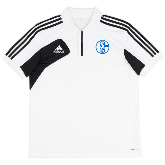 2013-14 Schalke adidas Polo Shirt - 7/10 - (L/XL)