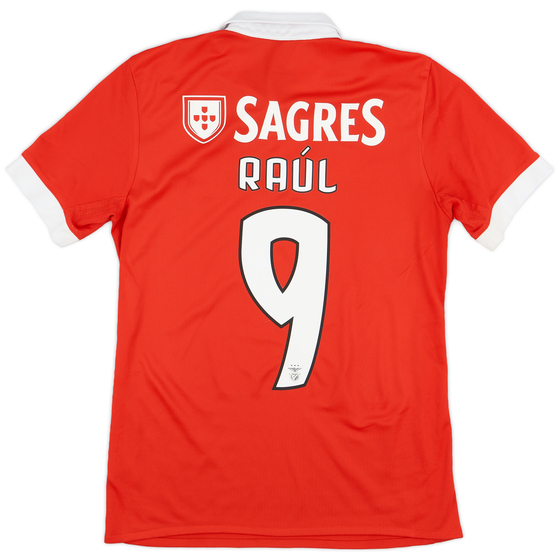 2017-18 Benfica Home Shirt Raul #9 - 8/10 - (S)