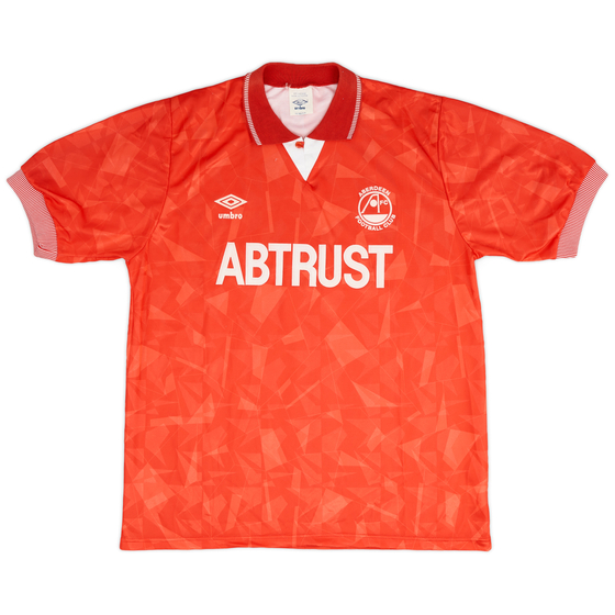 1990-92 Aberdeen Home Shirt - 9/10 - (L)
