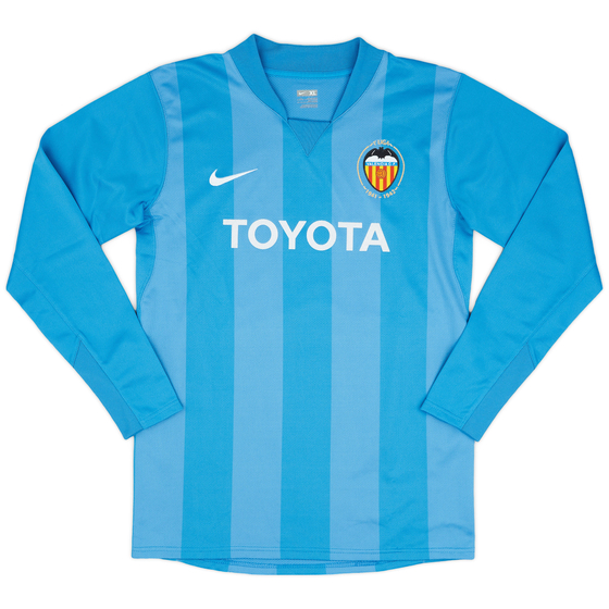 2007-08 Valencia Player Issue GK Shirt - 8/10 - (XL.Boys)