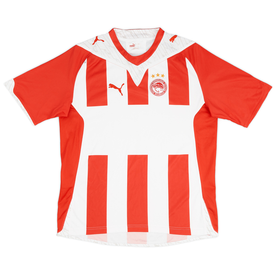 2009-10 Olympiakos Home Shirt - 9/10 - (L)