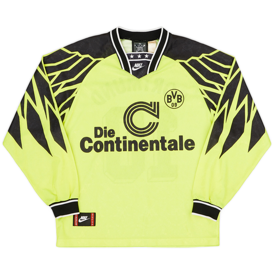 1994-95 Borussia Dortmund Home L/S Shirt #10 - 8/10 - (M)