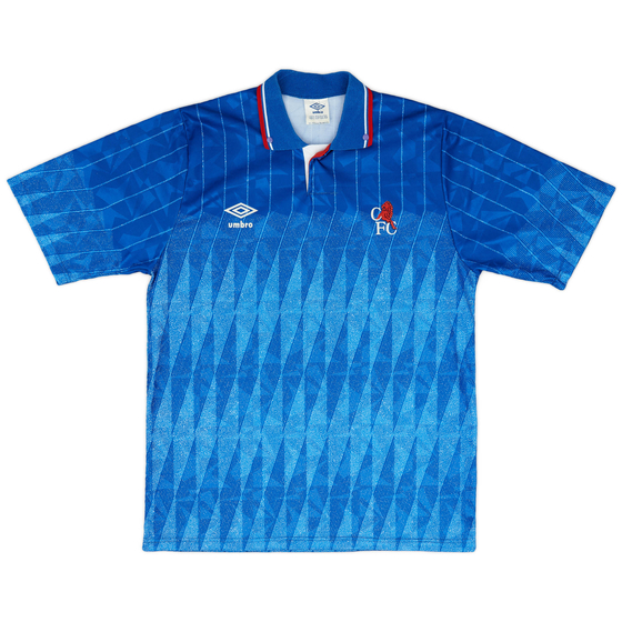 1989-91 Chelsea Home Shirt - 9/10 - (M)