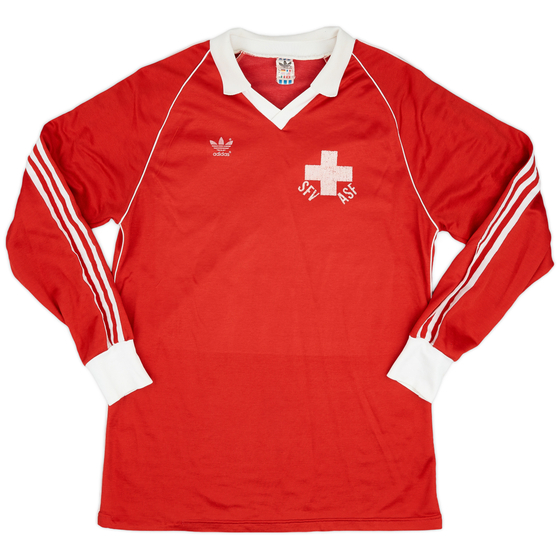 1980-82 Switzerland Home L/S Shirt - 7/10 - (L)