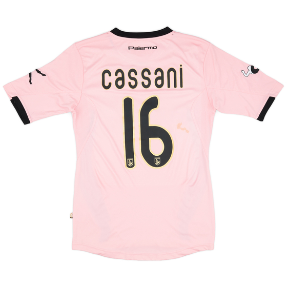 2011-12 Palermo Home Shirt Cassani #16 - 6/10 - (M)