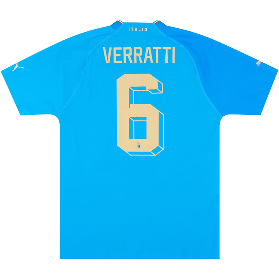 2022-23 Italy Authentic Home Shirt Verratti #6