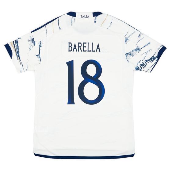 2023-24 Italy Away Shirt Barella #18
