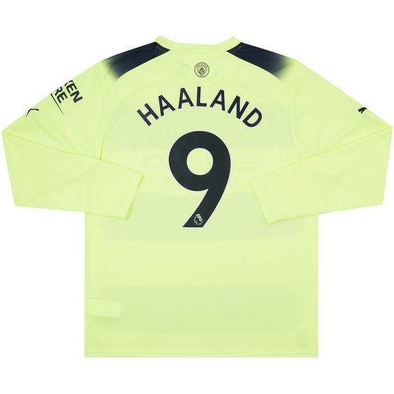 2022-23 Manchester City Third L/S Shirt Haaland #9